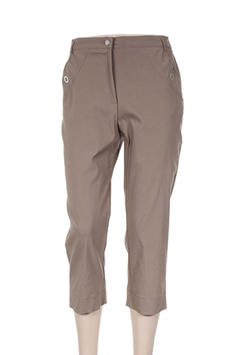 telmail pantacourts femme de couleur marron