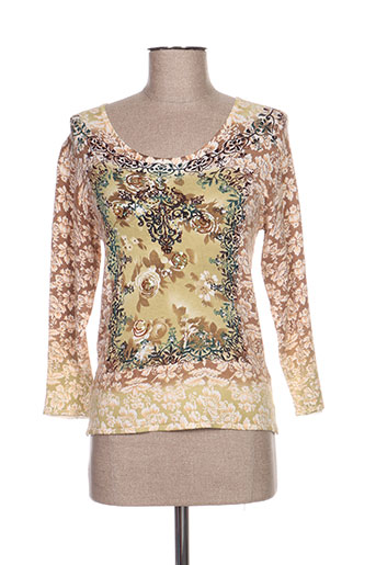 christine laure pulls femme de couleur beige