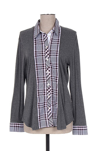my way chemises femme de couleur gris