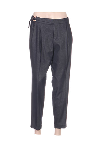hugo boss pantalons femme de couleur bleu