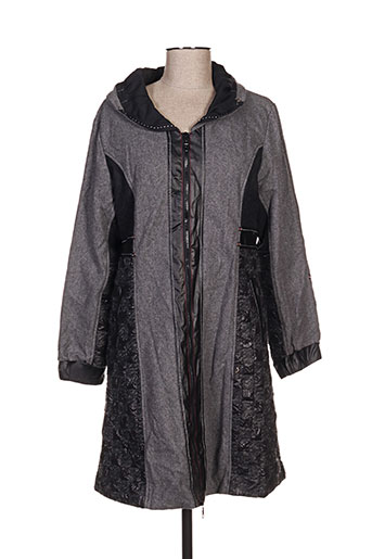 l33 manteaux femme de couleur gris