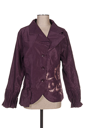 l33 vestes femme de couleur violet