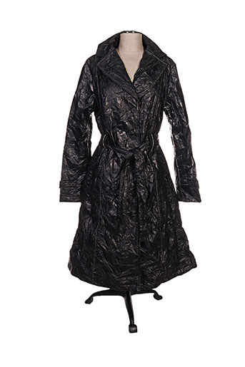 l33 manteaux femme de couleur noir