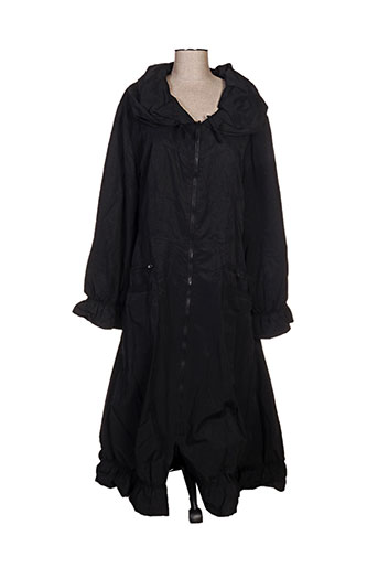 l33 manteaux femme de couleur noir