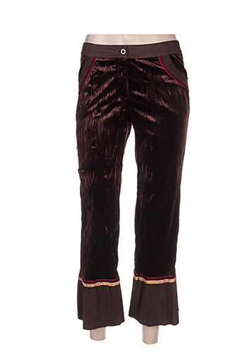l33 pantacourts femme de couleur rouge