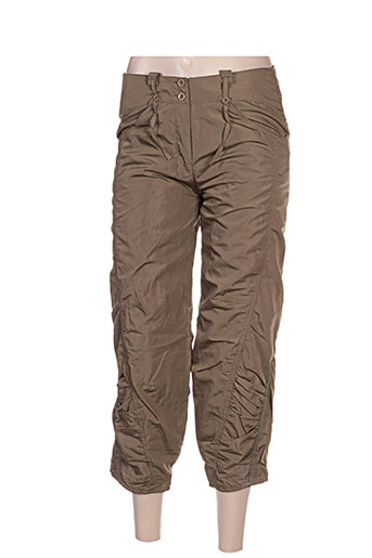 l33 pantacourts femme de couleur vert