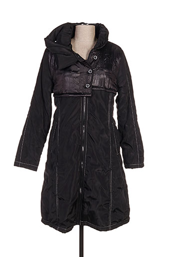 l33 manteaux femme de couleur noir