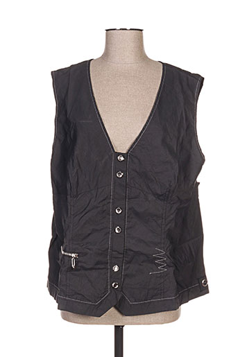 l33 gilets femme de couleur gris
