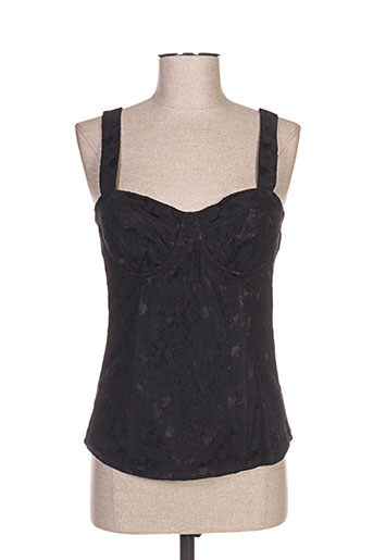 top studio chemises femme de couleur noir