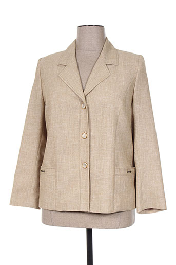 c.s creations vestes femme de couleur beige
