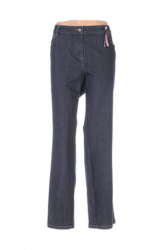 basler jeans femme de couleur bleu
