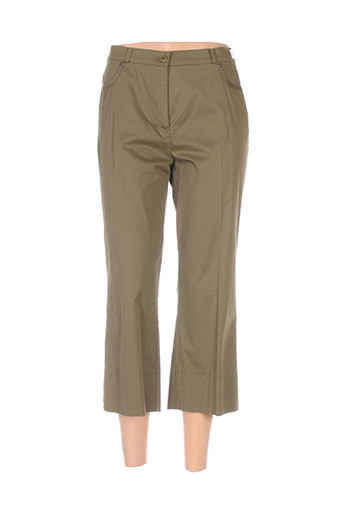 delmod pantacourts femme de couleur vert