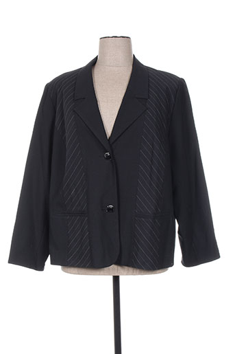 francoise f vestes femme de couleur noir