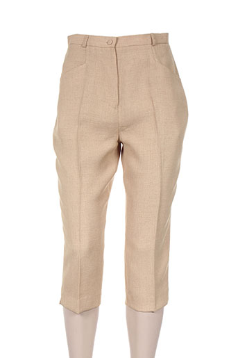 regine pantacourts femme de couleur beige