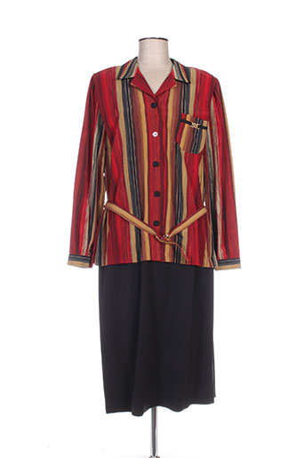 regine ensemble femme de couleur rouge