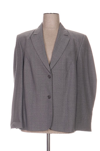 delmod vestes femme de couleur gris