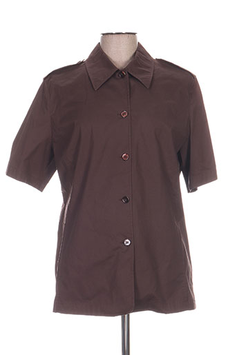 caractere chemises homme de couleur marron