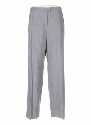Pantalon casual gris DELMOD pour femme