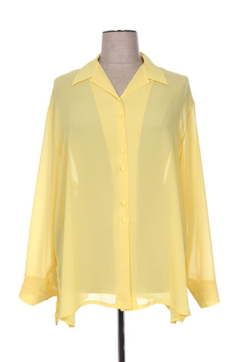 charles lorens chemises femme de couleur jaune