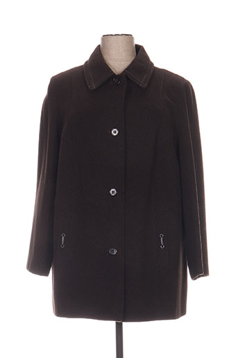 lebek manteaux femme de couleur marron