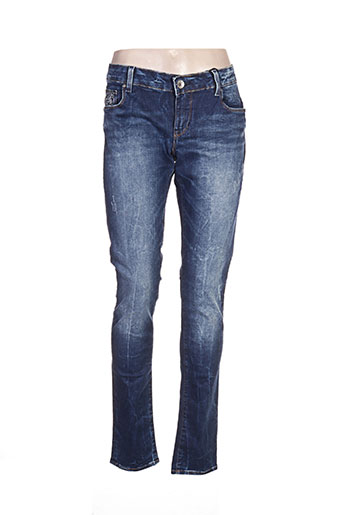 guess jeans femme de couleur bleu