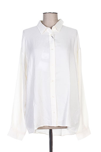 gant chemises femme de couleur blanc