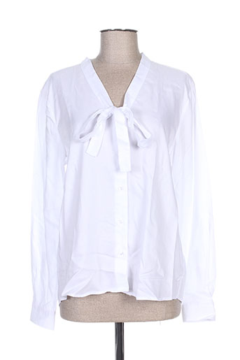 gant chemises femme de couleur blanc