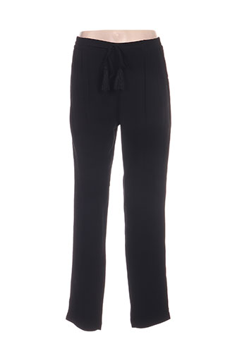 devernois pantalons femme de couleur noir