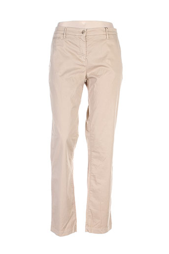 gant pantalons femme de couleur beige