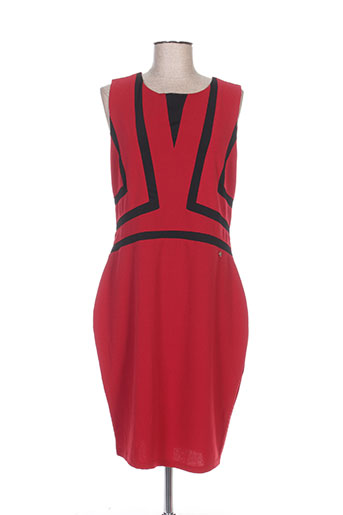 jus d'orange robes femme de couleur rouge