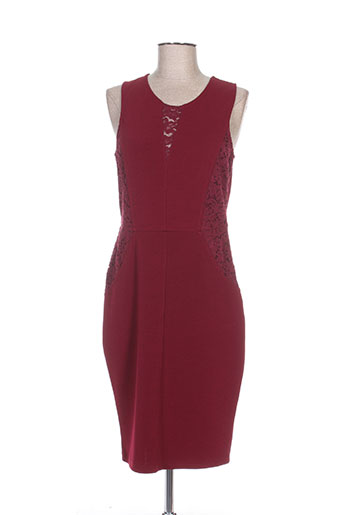 jus d'orange robes femme de couleur rouge