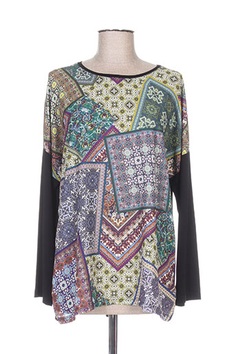 collie t-shirts femme de couleur noir