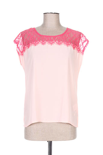 jus d'orange chemises femme de couleur rose