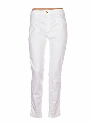 Pantalon casual blanc DESGASTE pour femme