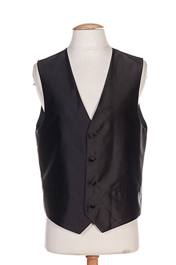 ascot gilets homme de couleur noir