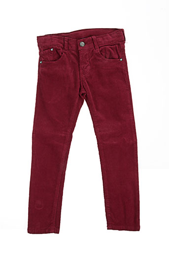 girandola pantalons fille de couleur rouge