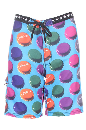 pull in maillots de bain garçon de couleur bleu