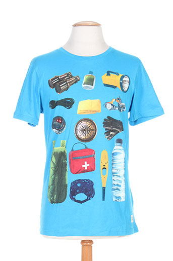 jack EFFI_CHAR_1 jones t-shirts homme de couleur bleu