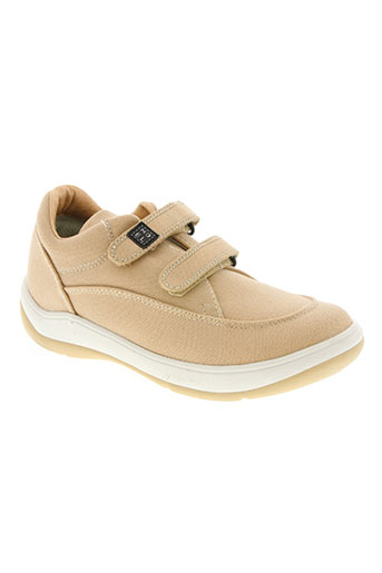 noël chaussures garçon de couleur beige