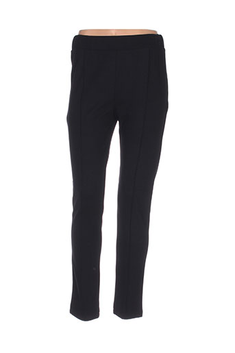 pause cafe pantalons femme de couleur noir