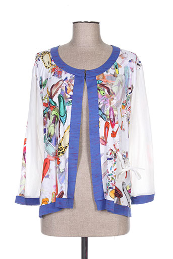 meri EFFI_CHAR_1 esca gilets femme de couleur bleu