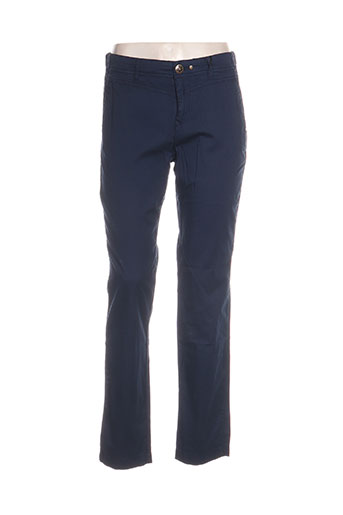 ddp pantalons femme de couleur bleu