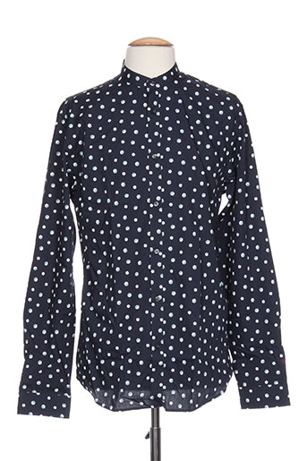 jack EFFI_CHAR_1 jones chemises homme de couleur bleu