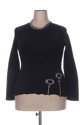 telmail pulls femme de couleur noir