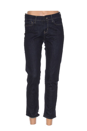 five jeans femme de couleur bleu