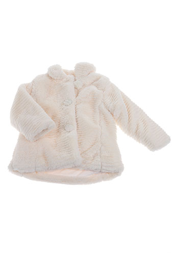 baby bol manteaux fille de couleur blanc