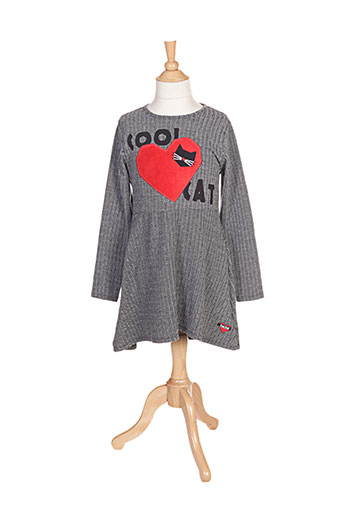 tuc tuc robes fille de couleur gris