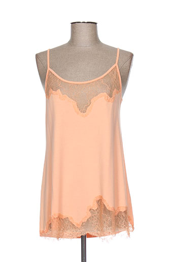 lauren vidal chemises femme de couleur orange