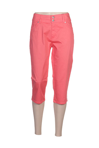 jensen pantacourts femme de couleur orange