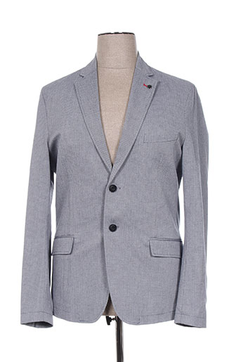 delahaye vestes homme de couleur gris